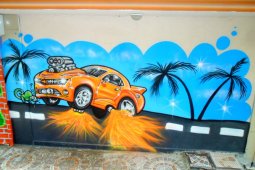 Araba Tunning Graffiti - Graffiti Karakteri- Çizgi Karakter Graffiti- Graffiti Manzara Resimleri